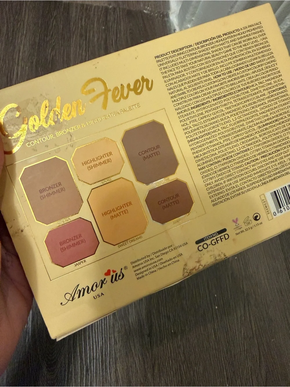 Golden Fever: Contour, Bronzer & Highlighter Palette